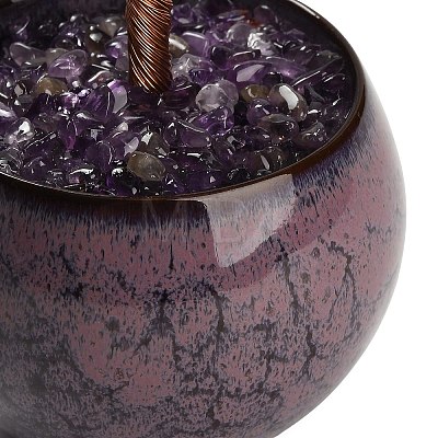 Natural Amethyst Chips Tree of Life Display Decorations GG-CBACC2B-02D-1