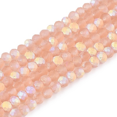 Transparent Glass Beads Strands EGLA-A044-T2mm-MB21-1