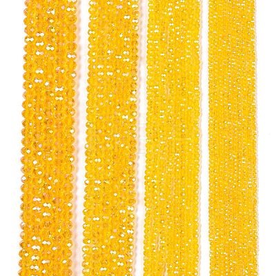 Electroplate Glass Beads Strands EGLA-A044-T8mm-B05-1