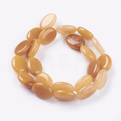 Natural Topaz Jade Stone Beads Strands X-G-S113-06-1