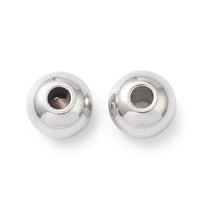 Non-Tarnish 304 Stainless Steel Spacer Beads STAS-T021-10-1