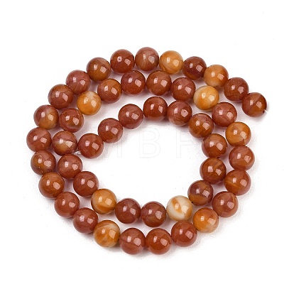 Handmade Lampwork Beads Strand LAMP-B056-8mm-18-1