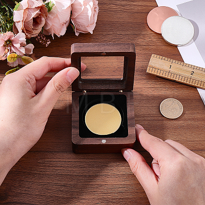 Wooden Badge Packing Magnetic Boxes CON-WH20006-017A-1