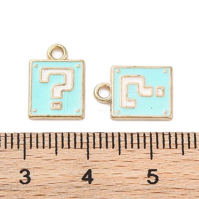 Alloy Enamel Charms ENAM-Q001-08G-04-1