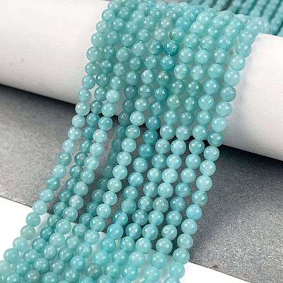 Natural Amazonite Beads Strands G-M438-A07-01-1