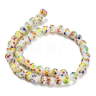 Handmade Lampwork Beads Strands LAMP-H071-01B-03-1