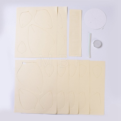 Artificial Flower Paper Flower Craft Making Kits AJEW-WH0096-18A-1