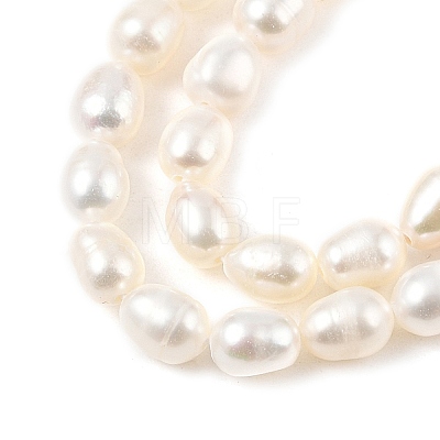 Natural Cultured Freshwater Pearl Beads Strands PEAR-I007-01B-04B-1