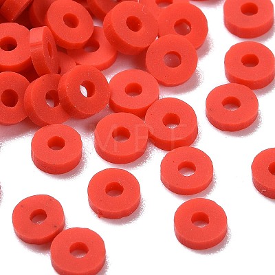 Handmade Polymer Clay Beads CLAY-R067-4.0mm-B30-1