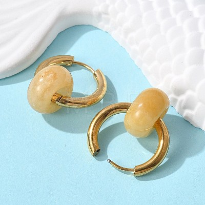 304 Stainless Steel Huggie Hoop Earrings EJEW-JE04260-1