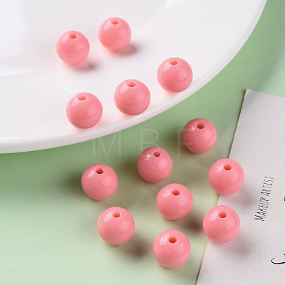 Opaque Acrylic Beads MACR-S370-C10mm-A04-1