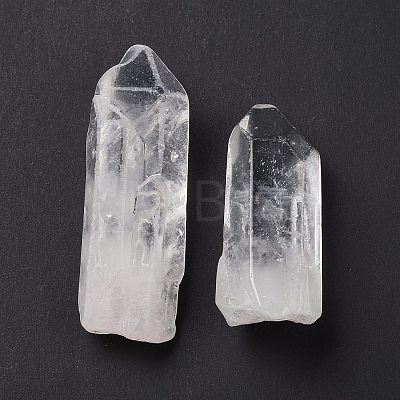 Rough Raw Natural Quartz Crystal Beads G-M376-04A-1