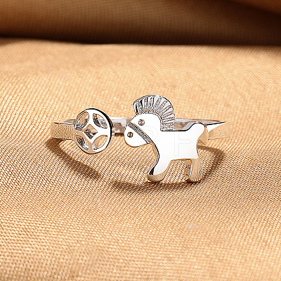 Brass Cuff Open Rings for Women WGDB5DF-01-1