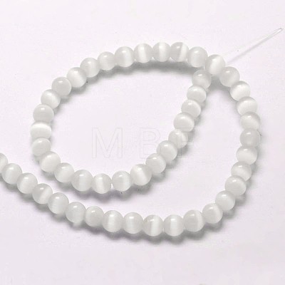 Cat Eye Beads Strands X-CE-M011-6mm-05-1