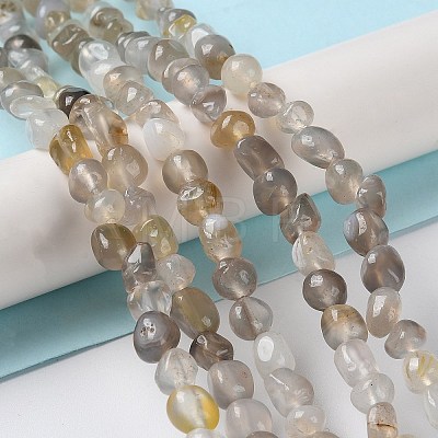 Natural Agate Beads Strands G-D081-A04-1