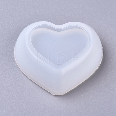 DIY Heart Dish Silicone Molds X-DIY-G014-19-1