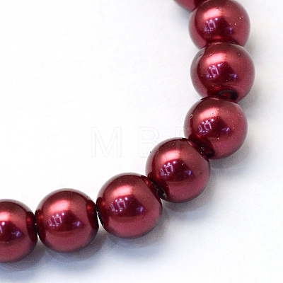 Baking Painted Glass Pearl Bead Strands HY-Q003-5mm-39-1