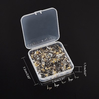 Brass Bead Tips KK-AR0001-10-1