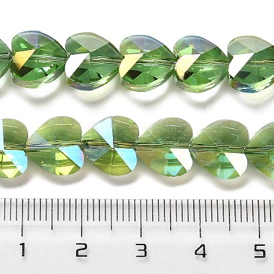 Electroplate Glass Beads Strands EGLA-B004-01A-AB02-1