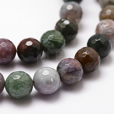 Natural Indian Agate Beads Strands X-G-D840-51-12mm-1
