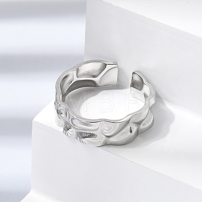 304 Stainless Steel Cuff Open Rings RJEW-P188-02A-P-1