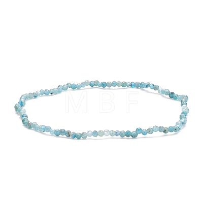 Natural Apatite Beaded Stretch Bracelet BJEW-JB08484-06-1