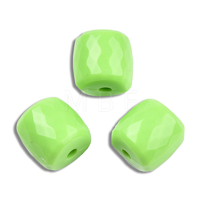 Opaque Acrylic Beads SACR-N017-05F-1