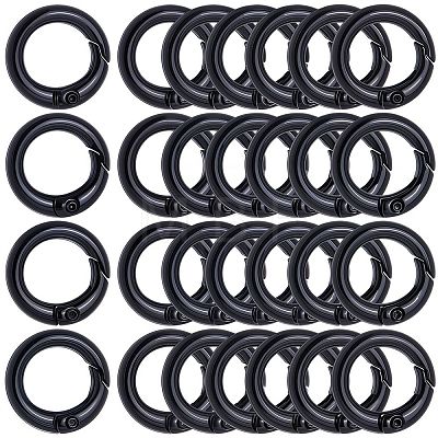 30Pcs Zinc Alloy Spring Gate Rings FIND-SP0001-40-1