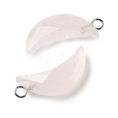 Natural Rose Quartz Pendants G-L614-D05-P03-1