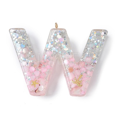 Resin Pendants RESI-B029-01P-W-1