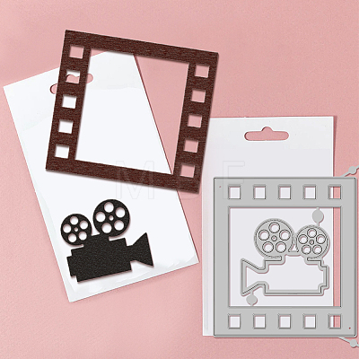 Film Theme Carbon Steel Cutting Dies Stencils DIY-WH0309-1757-1