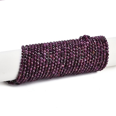 Natural Ruby Beads Strands G-P553-G01-03-1