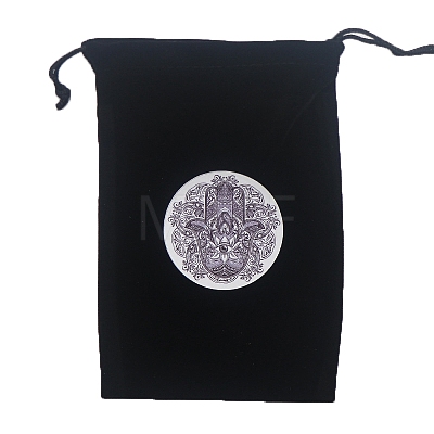 Velvet Tarot Cards Storage Drawstring Bags PW-WGD1949-03-1