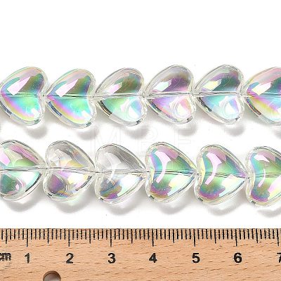 Electroplate Glass Beads Strands EGLA-B008-01A-HR01-1