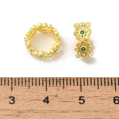 Rack Plating Brass Beads KK-B088-01C-01G-1