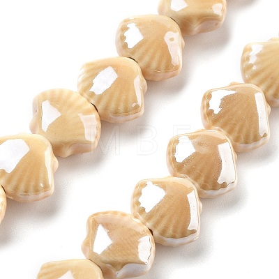 Handmade Porcelain Beads PORC-Q002-01G-1