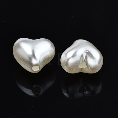ABS Plastic Imitation Pearl Beads OACR-N008-139-1