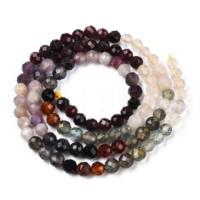 Natural Mixed Gemstone Beads Strands G-D080-A01-01-15-1
