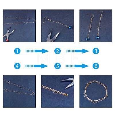 Handmade Brass Link Chains CHC-F010-01-G-A-1