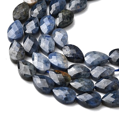 Natural Dumortierite Beads Strands G-B159-A04-1