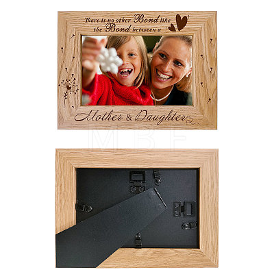 Natural Wood Photo Frames DIY-WH0247-016-1