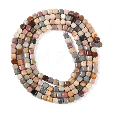 Natural Agate Beads Strands X-G-G991-C02-01-1