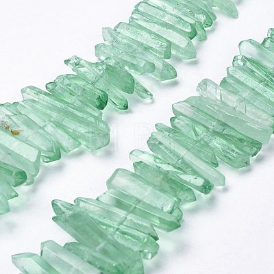 Natural Quartz Crystal Beads Strands G-K181-B-1
