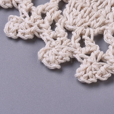 Woven Crochet Coasters Table Mats DIY-WH0157-10-1