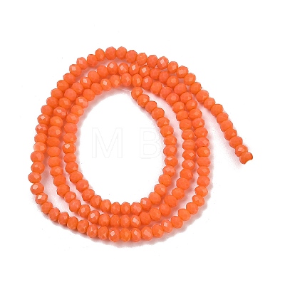 Imitation Jade Glass Beads Strands GLAA-G045-A22-1