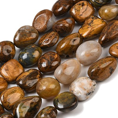 Natural Pietersite Beads Strands G-A286-A01-04-1