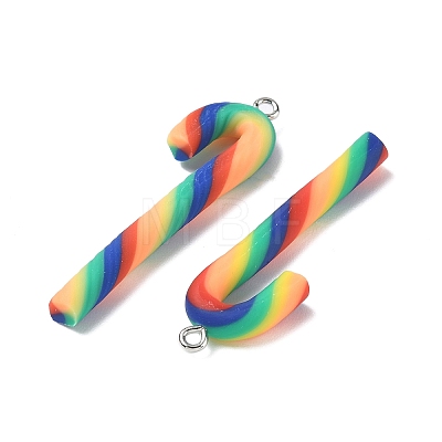 Handmade Polymer Clay Big Pendants CLAY-P005-05P-05-1