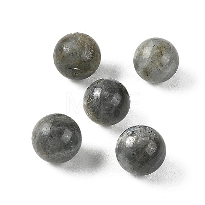 Natural Labradorite Sphere Beads GG-D003-A13-1