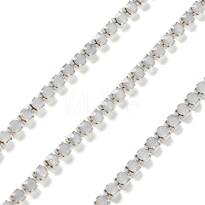 Iron Rhinestone Glass Cup Chain CH-U001-01K-1