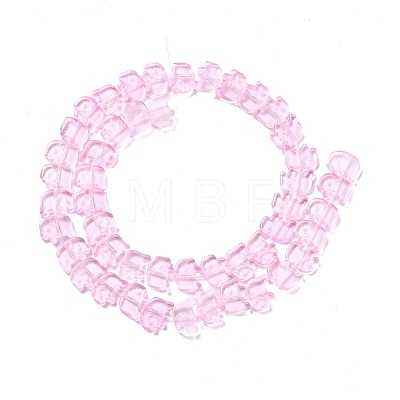 Transparent Glass Beads Strands GLAA-F114-03C-1